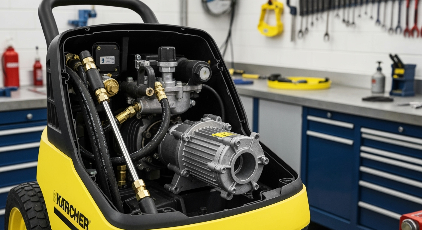 Jak rozebrać myjkę ciśnieniową Karcher K5 krok po kroku? 2